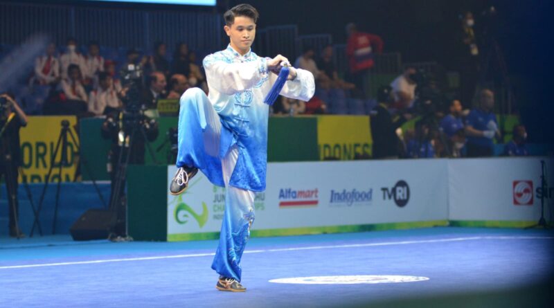 (Kejuaraan Dunia Wushu Junior VIII/2022)<br>Sumbang Emas Pertama, Rainer Ngaku Sempat Nervous