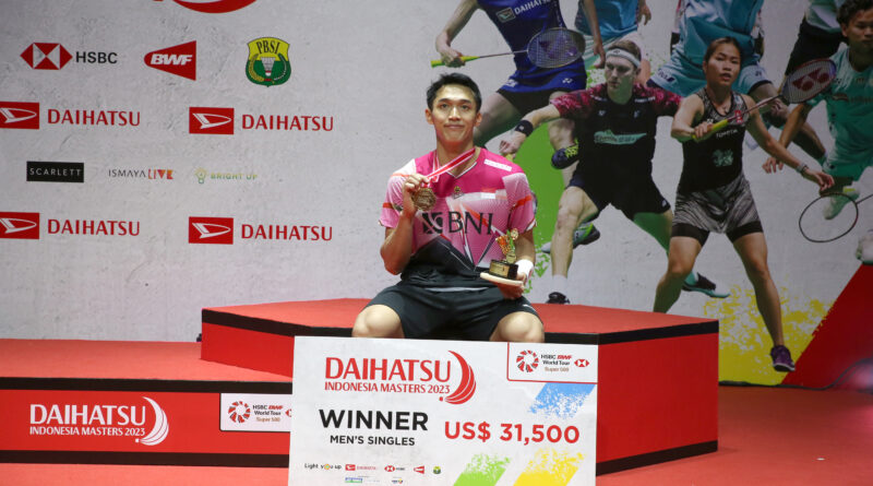 Daihatsu Indonesia Masters 2023: Gelar Juara Super 500 Pertama buat Jojo