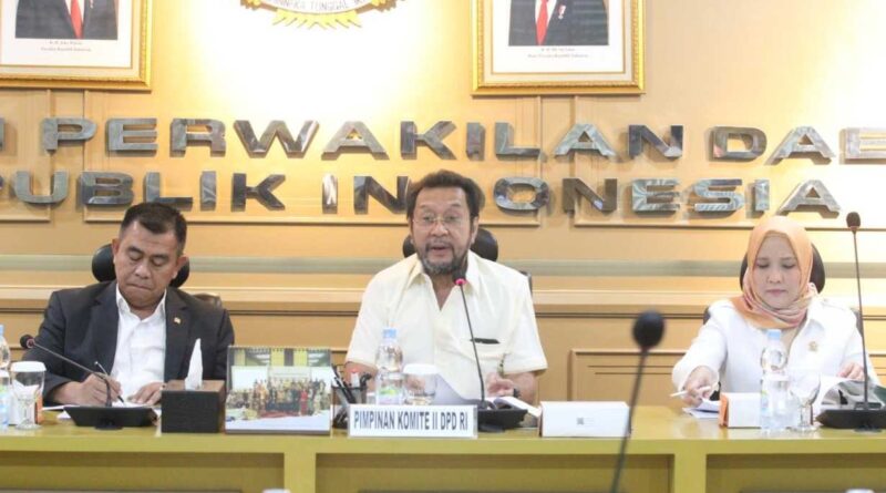 Komite II DPD RI Ingatkan Kementan Jaga Stabilitas Harga dan Pasokan Pangan