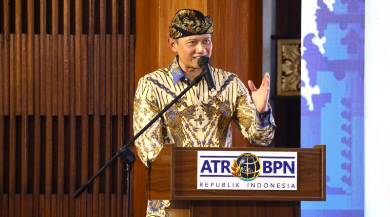 Deklarasikan Empat Wilayah di Provinsi Bali sebagai Kabupaten Lengkap, Menteri AHY: Semoga Memperkuat Semangat Investasi