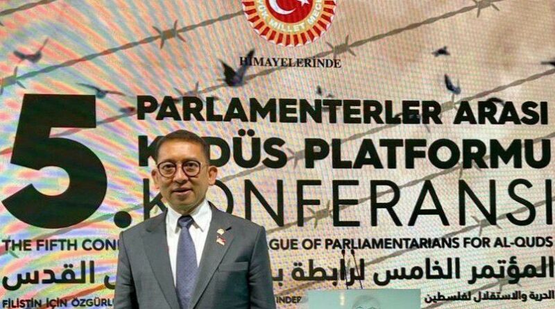 Fadli Zon Kembali Jabat Wakil Presiden Liga Parlemen Dunia Untuk Palestina