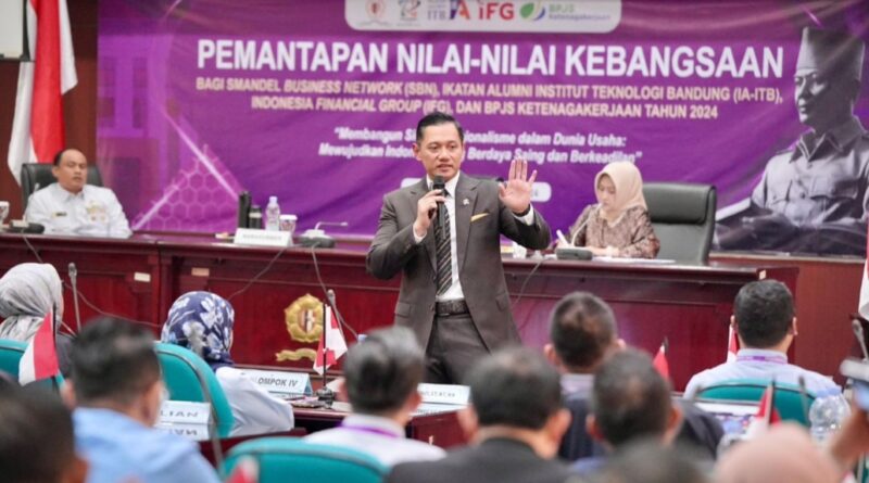 Hadir Menjadi Pembicara di Lemhannas, Menteri AHY: Butuh Kepemimpinan Transformasional untuk Wujudkan Indonesia Emas 2045