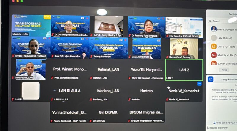 Lantik Pengurus Baru 2025–2029, Momentum Bangun Kepemimpinan IKAPIMNAS yang Berintegritas