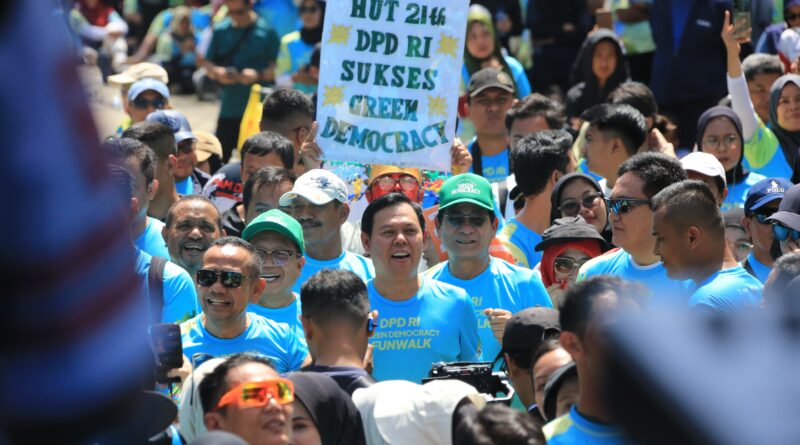 Funwalk Raih 2 Rekor MURI, DPD RI Sepakat 9 November Jadi Green Democracy Day