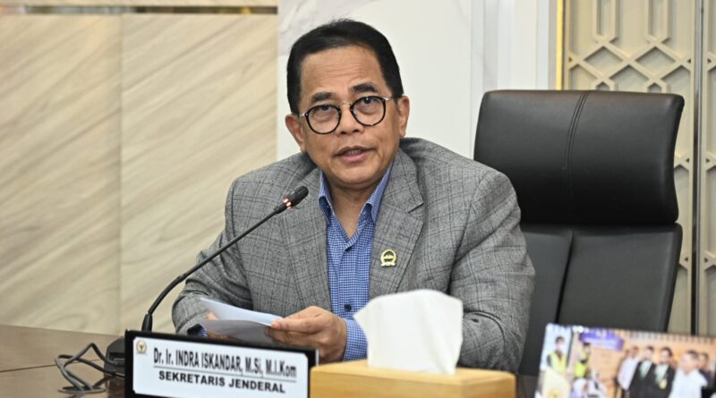 Tekan Dampak Harga BBM Dunia, Setjen DPR RI Pangkas Biaya Operasional